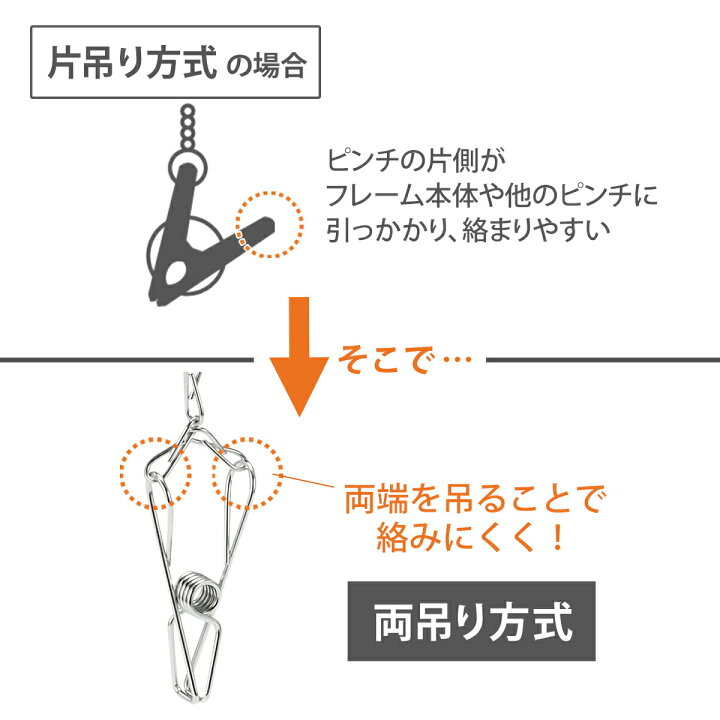 大木製作所/Ohki ステンレスハンガー LL (ピンチ28ヶ) 00380-7 オールステンレス 部屋干し 丈夫 洗濯ハンガー ランドリーグッズ ピンチハンガー ステンレス 洗濯物干し ピンチ 洗濯バサミ からまない 楽天スーパーSALE お買い得 特価 ハンガー ... 大木製作所(Ohki) 洗濯物ハンガー シルバー 15×47cm