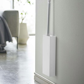 [ マグネットフローリングワイパースタンド タワー ] 山崎実業 tower ワイパースタンド 収納 掃除 ハンディモップ ホワイト ブラック yamazaki towerシリーズ 2769 2770 ポイント5倍