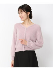 【SALE／30%OFF】シャギービジューカーディガン MISCH MASCH ミッシュマッシュ トップス カーディガン ピンク ブルー グレー ブラウン ホワイト【RBA_E】【送料無料】[Rakuten Fashion]