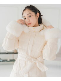 MM548602 スタンドネックフードロングダウン MISCH MASCH ミッシュマッシュ ジャケット・アウター ダウンジャケット・ダウンベスト ピンク ホワイト ブラック【送料無料】[Rakuten Fashion]