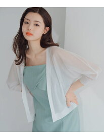 【SALE／47%OFF】2025春夏新作 ラメシアーボレロカーディガン MISCH MASCH ミッシュマッシュ トップス カーディガン ホワイト ブラック グリーン ピンク【RBA_E】[Rakuten Fashion]