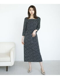 【SALE／70%OFF】【2024春夏新作】小花ドレープワンピース/MM417414 MISCH MASCH ミッシュマッシュ ワンピース・ドレス ワンピース ブラック ホワイト【RBA_E】【送料無料】[Rakuten Fashion]