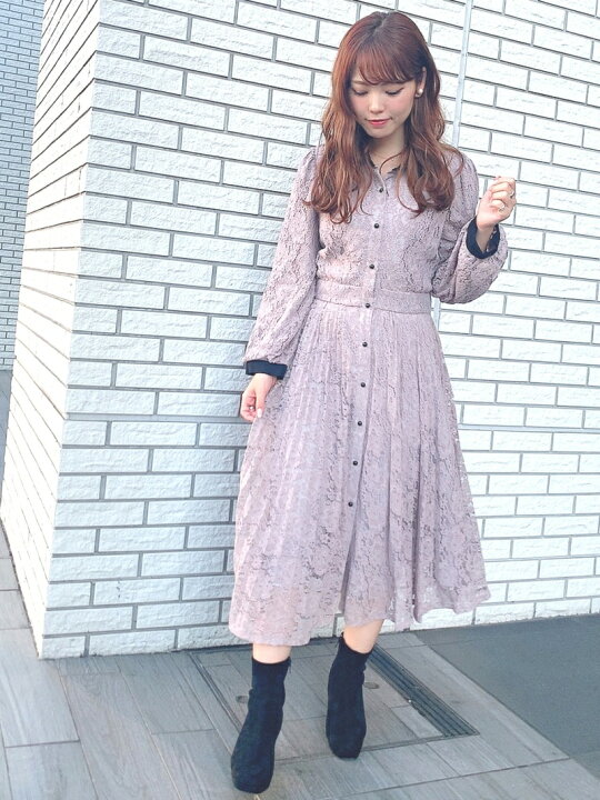 楽天市場 Sale 84 Off レースプリーツシャツワンピース Misch Masch ミッシュ マッシュ ワンピース ワンピースその他 パープル ベージュ ブルー Rba E Rakuten Fashion Misch Masch