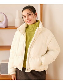 【2024秋冬新作】スタンドネックショートダウンジャケット/MO43D02 MISCH MASCH ミッシュマッシュ ジャケット・アウター ダウンジャケット・ダウンベスト グリーン ホワイト ブラック【送料無料】[Rakuten Fashion]