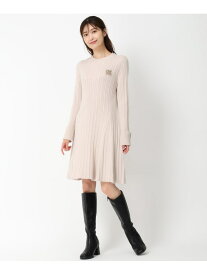 【SALE／60%OFF】ブローチ付きAラインニットワンピース/MM447402 MISCH MASCH ミッシュマッシュ ワンピース・ドレス ワンピース レッド ブラック グレー ベージュ【RBA_E】【送料無料】[Rakuten Fashion]