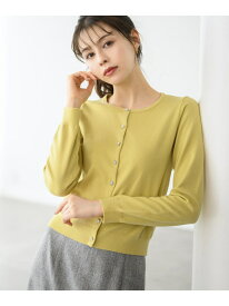 【秋冬新作】色違いで欲しくなる定番人気アイテム!ベーシックビジュー釦カーディガン MISCH MASCH ミッシュマッシュ トップス ニット イエロー ブラック パープル ホワイト ブルー グレー【送料無料】[Rakuten Fashion]