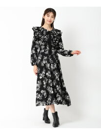 【SALE／47%OFF】【2024秋冬新作】プリーツカラーワンピース/MM447406 MISCH MASCH ミッシュマッシュ ワンピース・ドレス ワンピース ブラック ホワイト【RBA_E】【送料無料】[Rakuten Fashion]