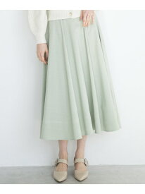 【SALE／20%OFF】【2024春夏新作】バイカラーステッチフレアスカート/MM417212 MISCH MASCH ミッシュマッシュ スカート ミディアムスカート グリーン ブラック ブルー ホワイト【RBA_E】【送料無料】[Rakuten Fashion]