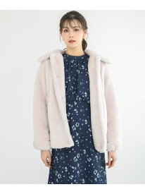 【SALE／60%OFF】【2024秋冬新作】ブークレーボアコート/MM448609 MISCH MASCH ミッシュマッシュ ジャケット・アウター その他のジャケット・アウター ホワイト グレー【RBA_E】【送料無料】[Rakuten Fashion]