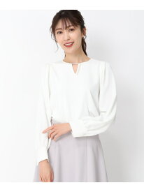 【2024秋冬新作】裏地付きパールブラウス/MM448104 MISCH MASCH ミッシュマッシュ トップス シャツ・ブラウス ブラック ブルー ホワイト【送料無料】[Rakuten Fashion]