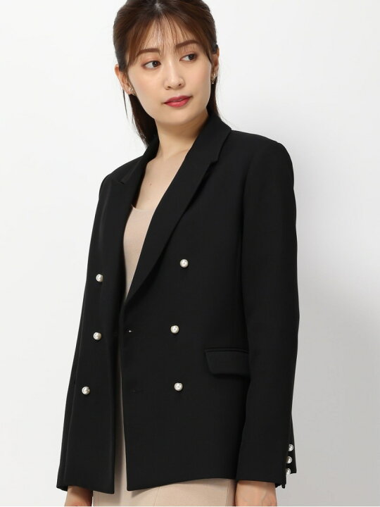 楽天市場】【SALE／45%OFF】パールダブルテーラージャケット MISCH 
