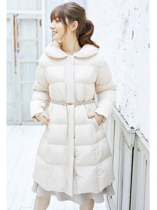 楽天市場 Sale 63 Off ベルト付2wayロングダウン Misch Masch ミッシュ マッシュ コート ジャケット ダウンジャケット ピンク ブラック ベージュ Rba E 送料無料 Rakuten Fashion Misch Masch