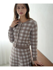 MM548401 シャギーニットカーディガン MISCH MASCH ミッシュマッシュ トップス カーディガン ホワイト グレー ブルー ブラウン【送料無料】[Rakuten Fashion]