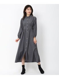 【SALE／47%OFF】【2024秋冬新作】前開きシャツワンピース/MM447415 MISCH MASCH ミッシュマッシュ ワンピース・ドレス シャツワンピース ブルー ブラック【RBA_E】【送料無料】[Rakuten Fashion]