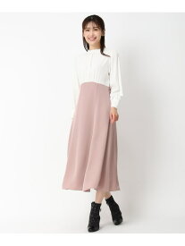 【SALE／58%OFF】【2024秋冬新作】ドッキングフレアワンピース/MM437406 MISCH MASCH ミッシュマッシュ ワンピース・ドレス ワンピース ブルー ピンク ブラック【RBA_E】【送料無料】[Rakuten Fashion]