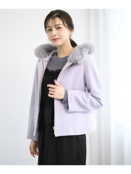 楽天市場】【SALE／46%OFF】美シルエットで大人気!フードファー付き  