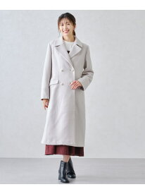 【SALE／47%OFF】冬のコーデを品よく綺麗に パールボタンチェスターコート MISCH MASCH ミッシュマッシュ ジャケット・アウター チェスターコート グレー ブラック ブルー【RBA_E】【送料無料】[Rakuten Fashion]