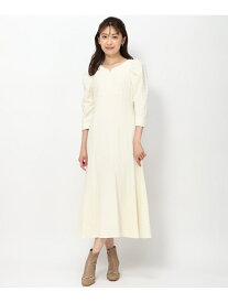 【SALE／68%OFF】ダイヤ柄フクレジャガードワンピース MISCH MASCH ミッシュマッシュ ワンピース・ドレス ワンピース ホワイト ブラック ベージュ【RBA_E】【送料無料】[Rakuten Fashion]