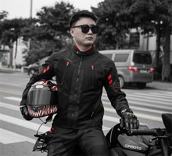 バイクジャケット 上下セット メッシュジャケット ライディング 