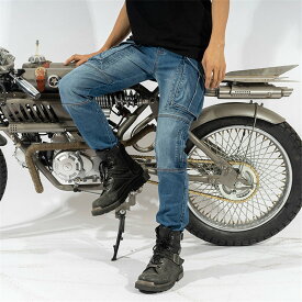 ライディングパンツ　バイクパンツ　オートバイズボン　デニムパンツ　メンズ　デニム　プロテクター付き　ライダースジーンズ 　バイク用　バイクジーンズ