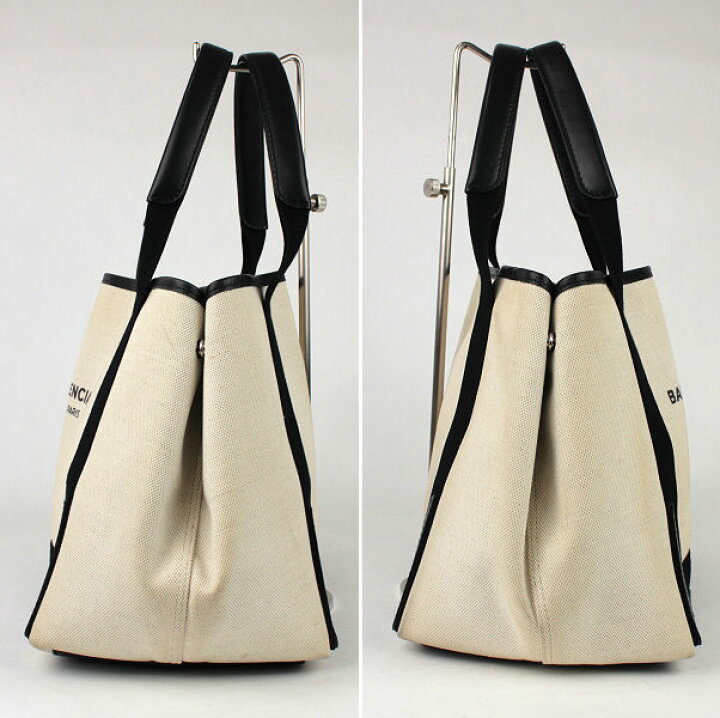 楽天市場】BALENCIAGA バレンシアガ ネイビー カバ S トートバッグ 