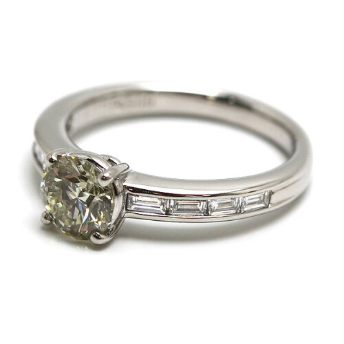 楽天市場】Pt900 ダイヤモンドリング 12号 1.013ct/0.30ct 約5.4g  