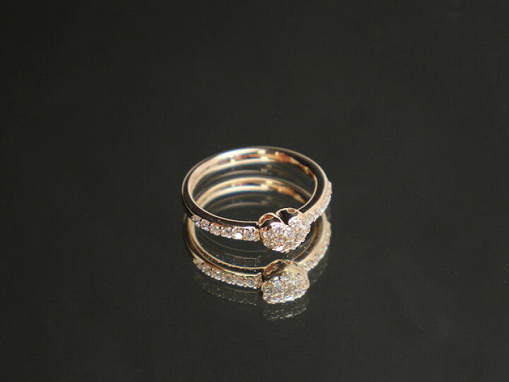 楽天市場】Ponte Vecchio ポンテヴェキオ ハート ダイヤモンドリング 7  