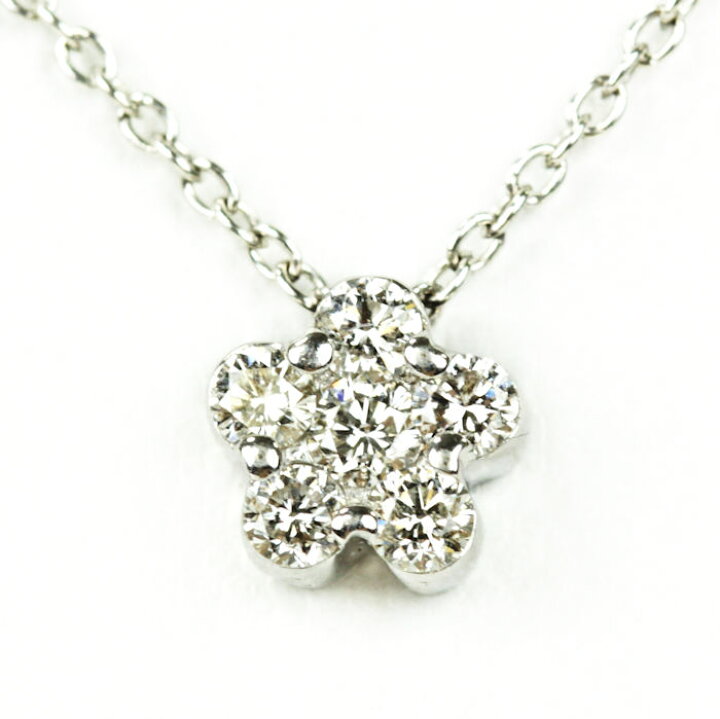 楽天市場】Ponte Vecchio ポンテヴェキオ 花 ネックレス ダイヤモンド  