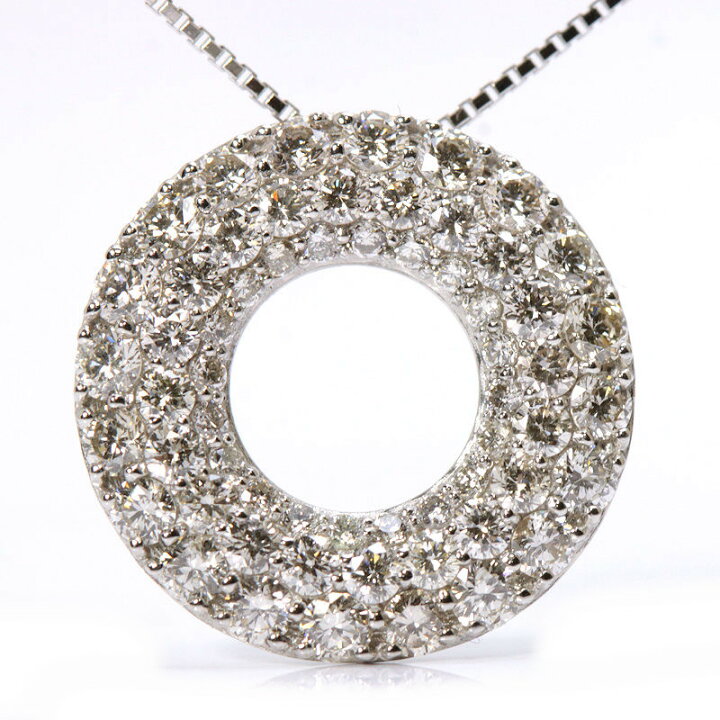 楽天市場】Pt850 Pt950 ダイヤモンドネックレス 1.50ct プラチナ 