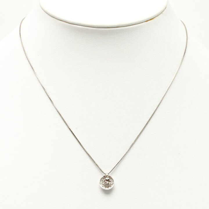 楽天市場】ダイヤモンド ネックレス プラチナ 0.51ct 0.10ct 44cm 