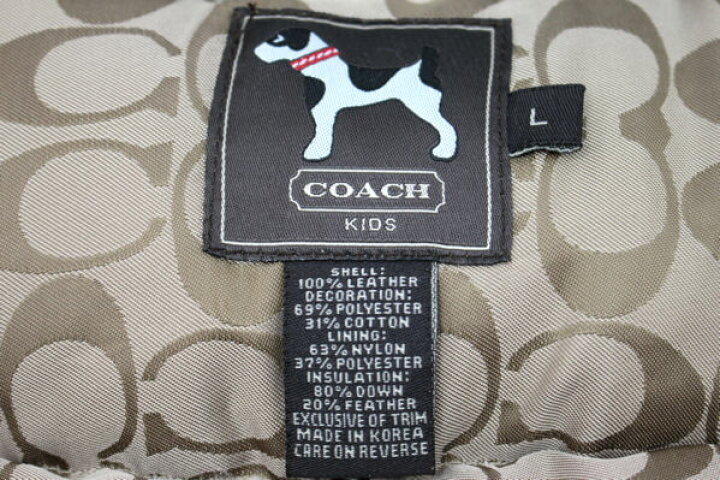 楽天市場】コーチ COACH ダウンベスト キッズ用 パッチワーク カラフル 