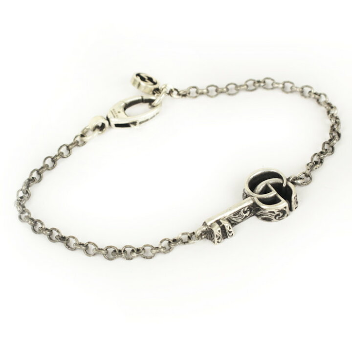楽天市場】GUCCI / グッチ ダブルG キー 鍵 ブレスレット Ag 925  