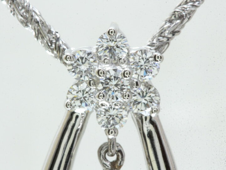 楽天市場】POLA ポーラ Pt900 ダイヤモンド ネックレス 0.50ct 46cm  