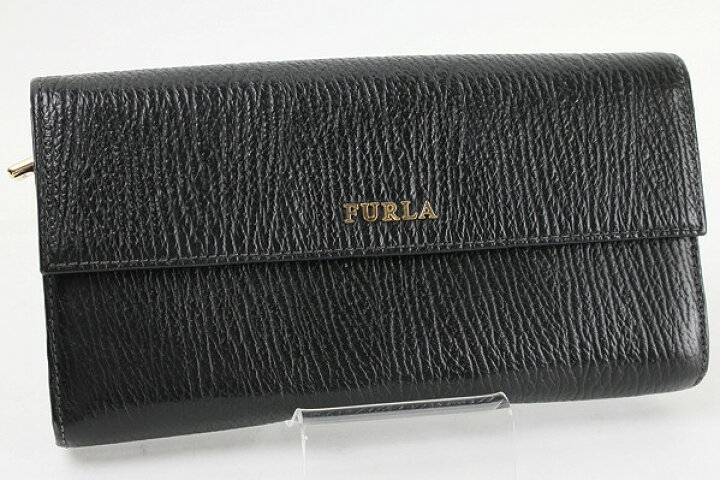 楽天市場】フルラ FURLA 長財布 黒 無地 80477【中古】 : たまや質店
