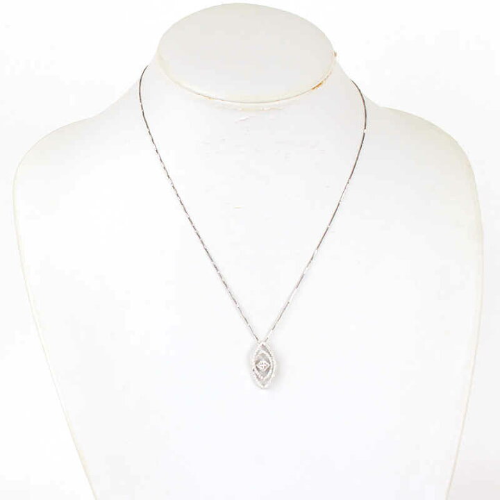 楽天市場】ダイヤモンド ネックレス 0.501ct 0.38ct Pt850/900 