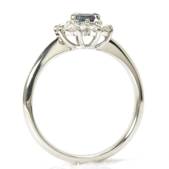楽天市場】アレキサンドライト リング 0.42/0.41ct ダイヤモンド 12号 