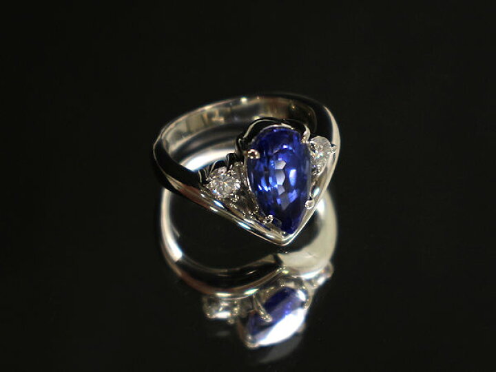 楽天市場】Pt900 タンザナイトリング 7号 2.87ct ダイヤモンド 0.28ct 