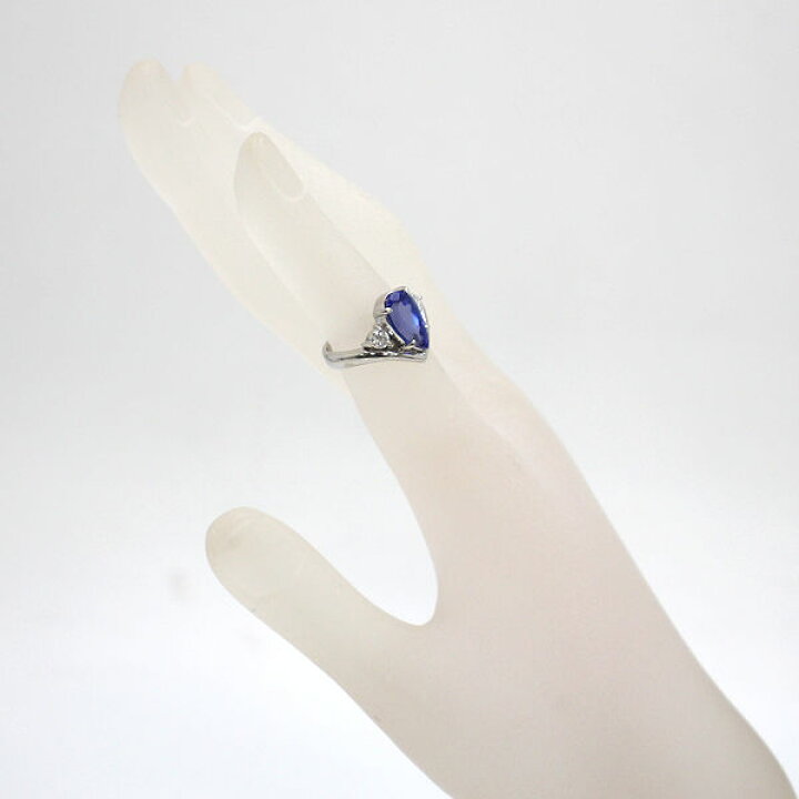 楽天市場】Pt900 タンザナイトリング 7号 2.87ct ダイヤモンド 0.28ct 