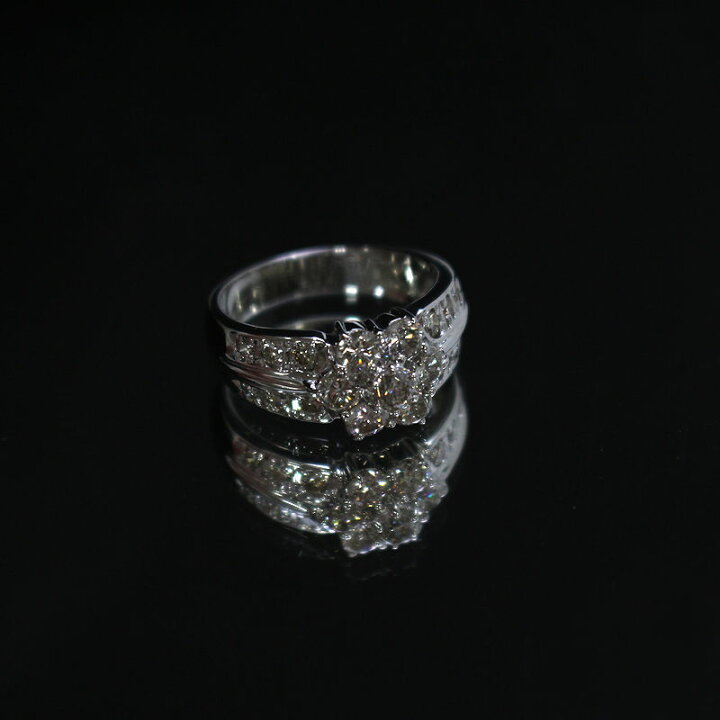 楽天市場】ダイヤモンド リング 1.50ct プラチナ Pt900 11号 指輪 