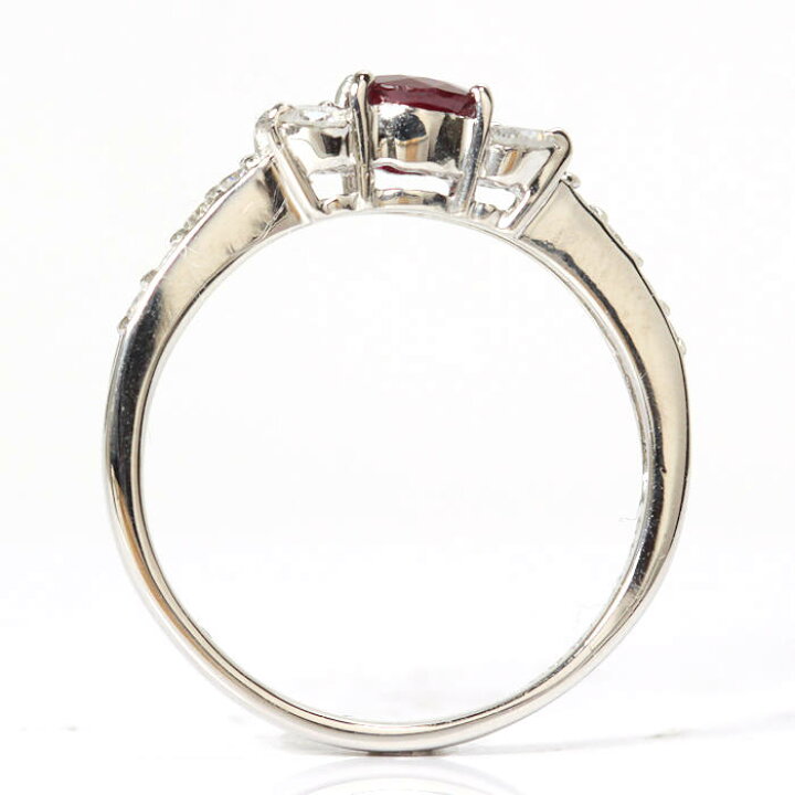 楽天市場】ルビー リング 0.65ct ダイヤモンド 0.45ct 指輪 Pt900 