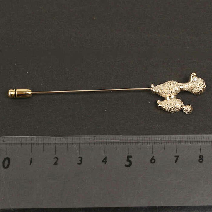 楽天市場】MIKIMOTO プードル ブローチ K14 ダイヤモンド付き ミキモト
