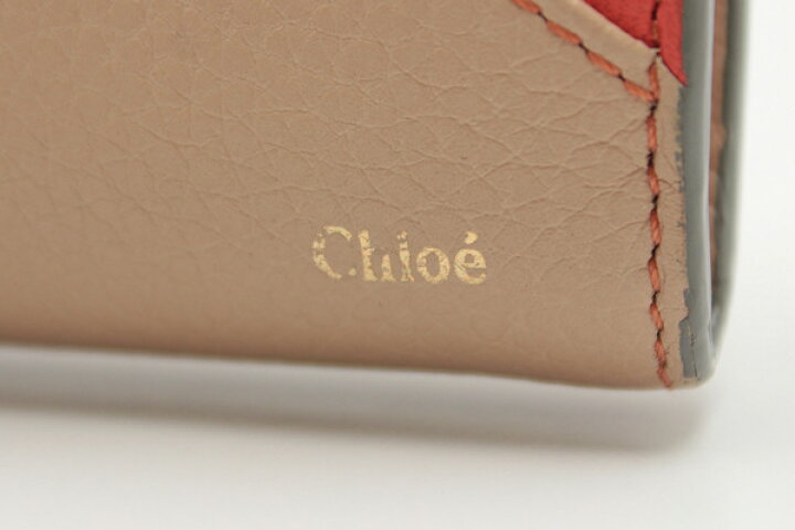 楽天市場】クロエ CHLOE 二つ折り長財布 オレンジフィズ 81551【中古 