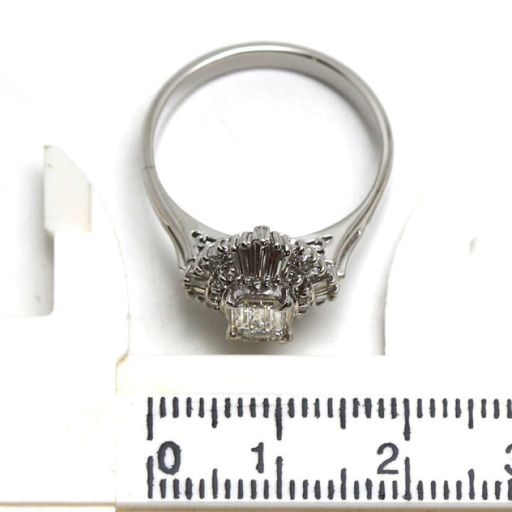 楽天市場】Pt900 ダイヤモンドリング 15.5号 0.509ct Gカラー 0.47ct 