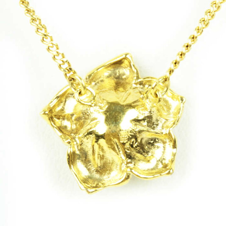楽天市場】ダイヤモンド 0.24ct 花 ネックレス K18 18金 ゴールド 全長 