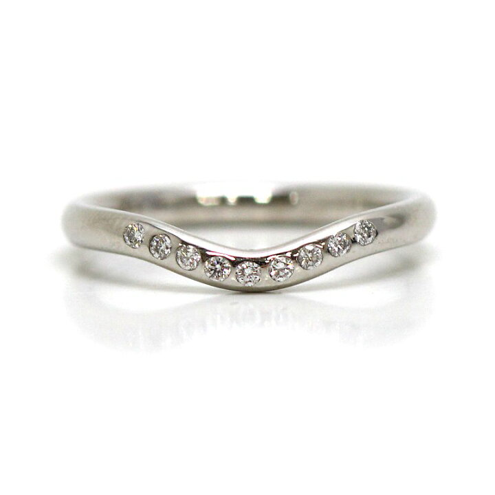 楽天市場】Tiffany&Co. ティファニー バンドリング ダイヤモンド Pt950  