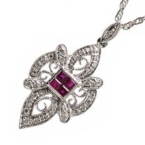 楽天市場】ルビー（カラット数0.3 ～ 0.39ct）（ネックレス 