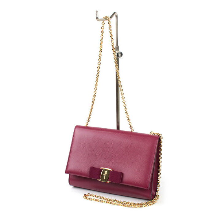 楽天市場】Ferragamo フェラガモ チェーンショルダーバッグ ヴァラ AU  