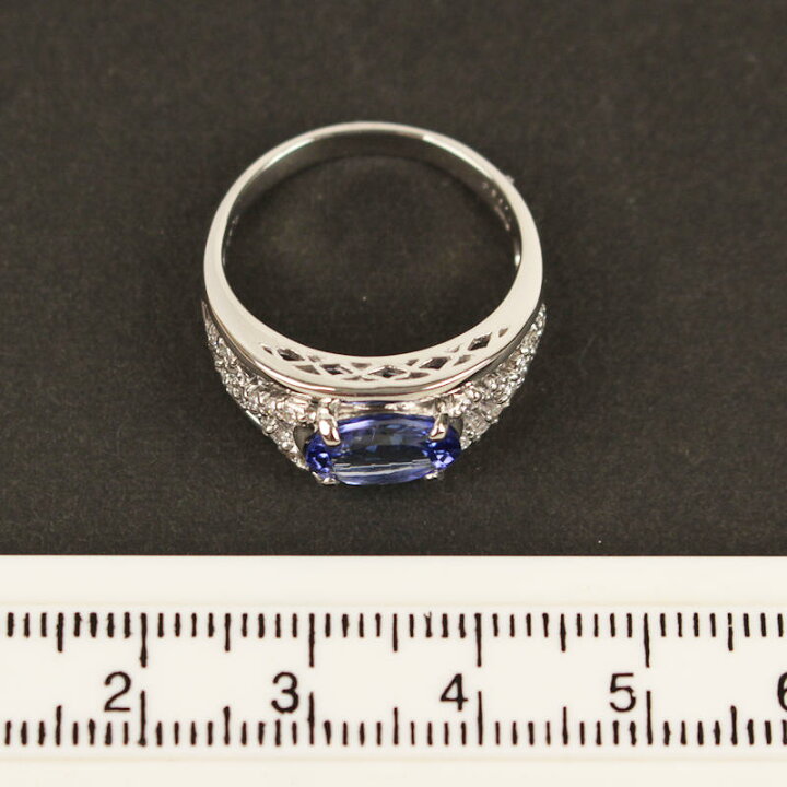 楽天市場】Pt900 タンザナイト リング 16号 1.934ct プラチナ 大粒 