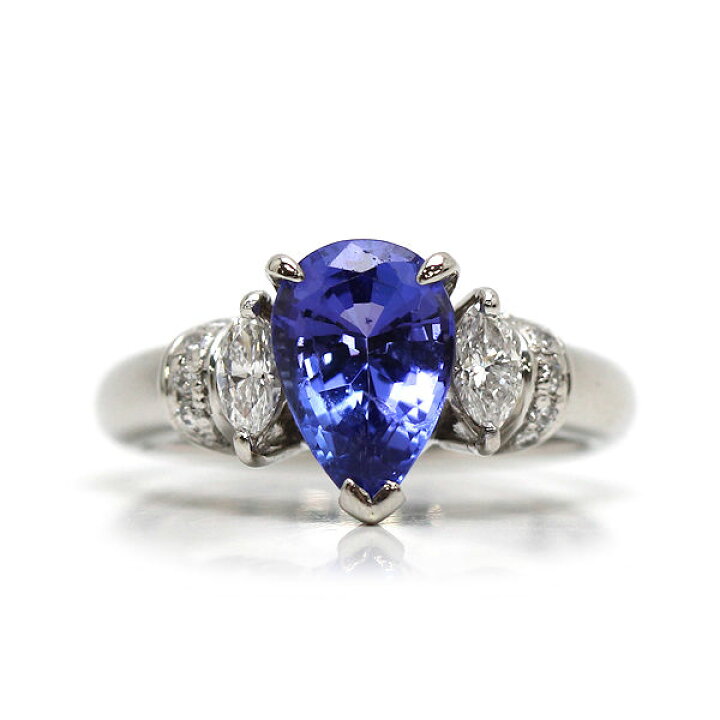 楽天市場】Pt900 タンザナイトリング 9号 1.75ct ダイヤモンド 0.31ct  