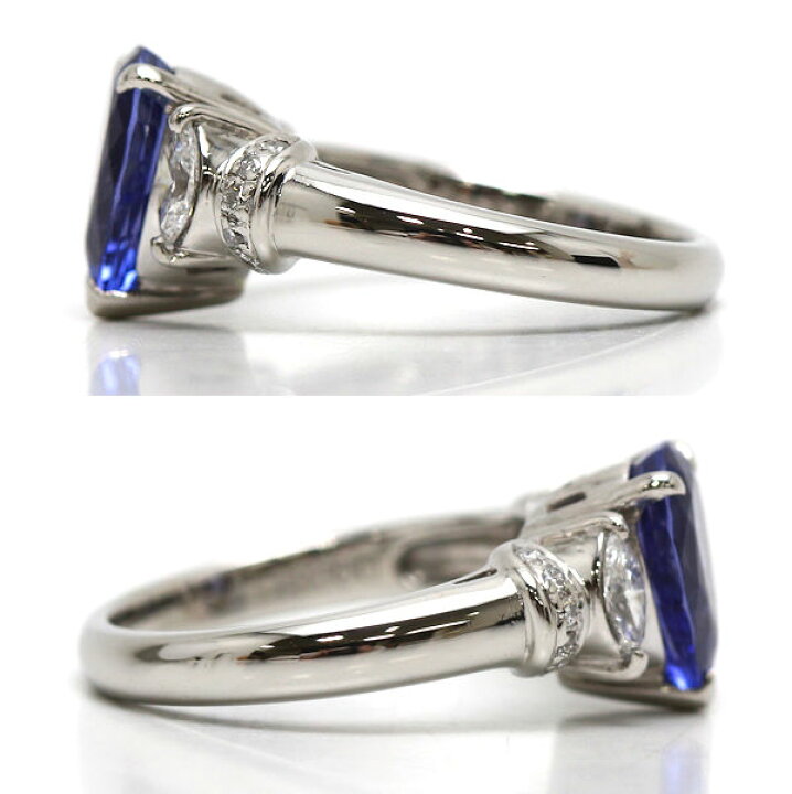 楽天市場】Pt900 タンザナイトリング 9号 1.75ct ダイヤモンド 0.31ct 